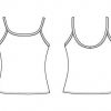 Itch to Stitch Cartagena Cami Line Drawing