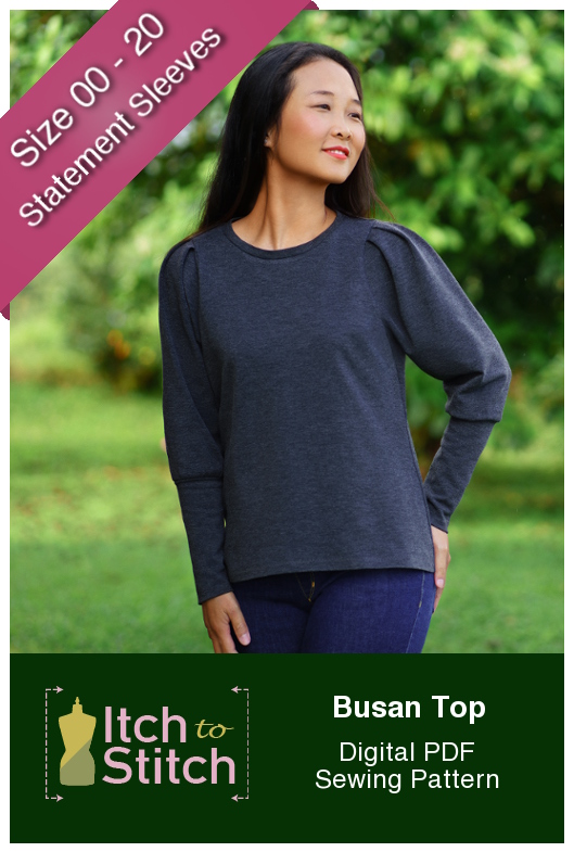 Itch to Stitch Busan Top PDF Sewing Pattern