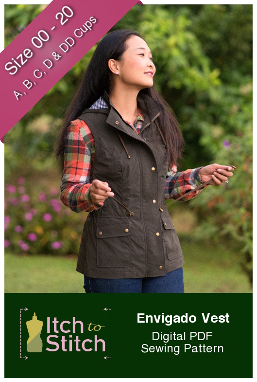 Itch to Stitch Envigado Vest PDF Sewing Pattern