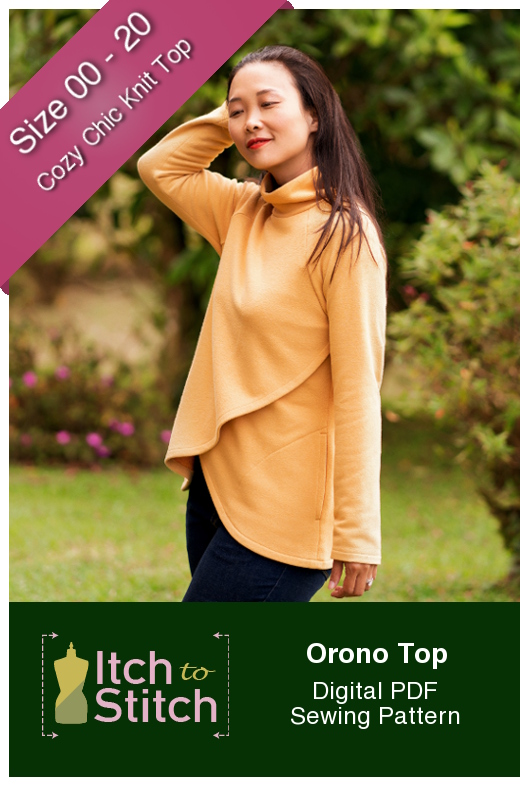 Itch to Stitch Orono Top PDF Sewing Pattern