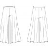 Itch to Stitch Samara Pants PDF Sewing Pattern Line Drawings