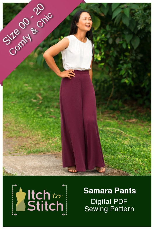 Itch to Stitch Samara Pants PDF Sewing Pattern