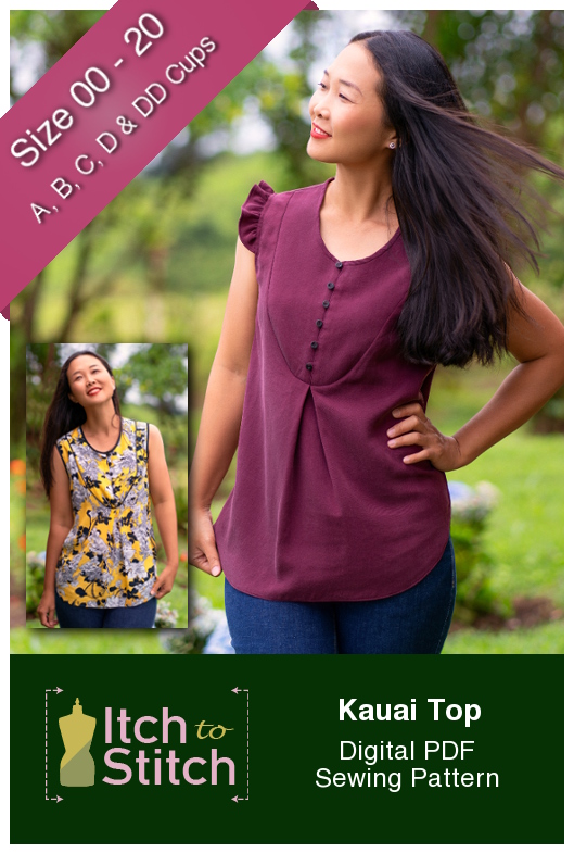 Itch to Stitch Kauai Top PDF Sewing Pattern