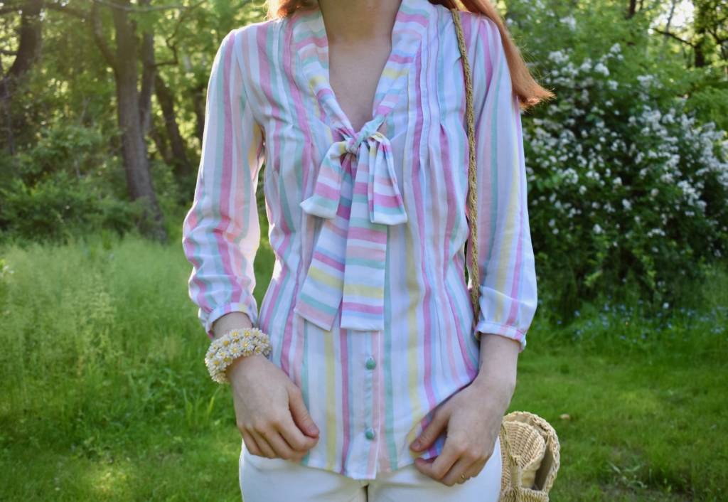 Itch to Stitch Zamora Blouse Make It Wear It Blog Series Erin Raspberry Creek Fabrics Rayon Challis