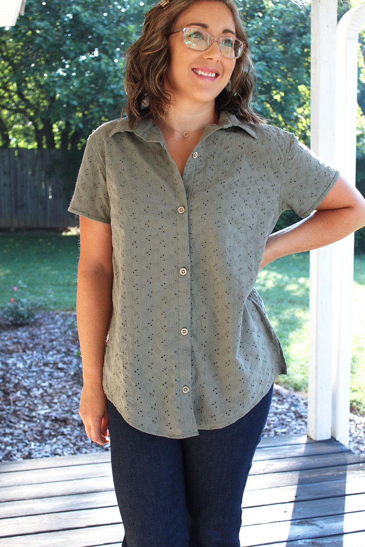 Itch to Stitch Make It Wear It Montana Shirt Heidi