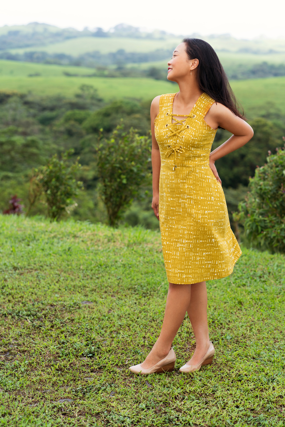 Itch to Stitch Sovana Dress ITS097 pattern review by SandraB