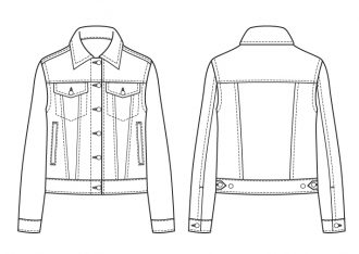 Atenas Jacket Digital Sewing Pattern (PDF) | Itch to Stitch