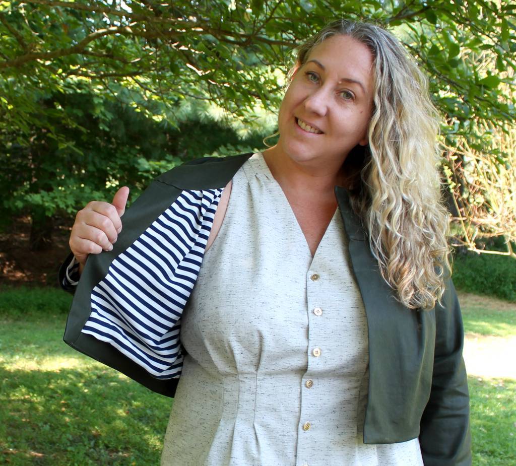 Itch to Stitch Dana Point Top + Salamanca Jacket—Make It Wear It—Ajaire