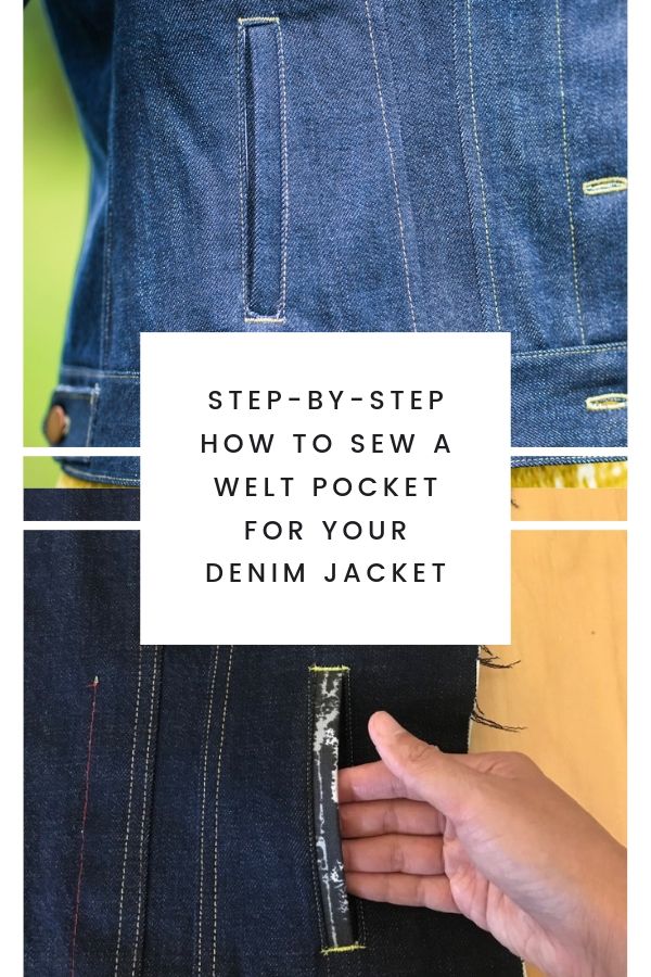 Step-by-Step: Welt Pocket on Your Denim Jacket - Itch To Stitch