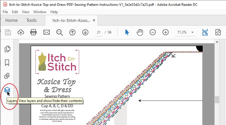 How to buy, download & assemble PDF patterns—print at home