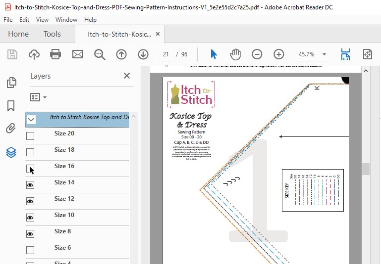How to buy, download & assemble PDF patterns—print at home