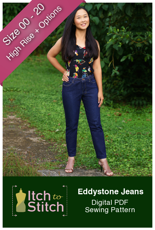 Itch to Stitch Eddystone Jeans PDF Sewing Pattern