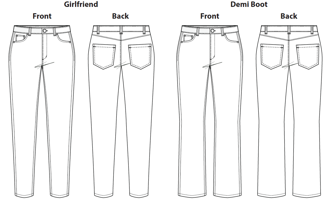 fout Tropisch Voor een dagje uit Eddystone Jeans Digital Sewing Pattern (PDF) | Itch to Stitch