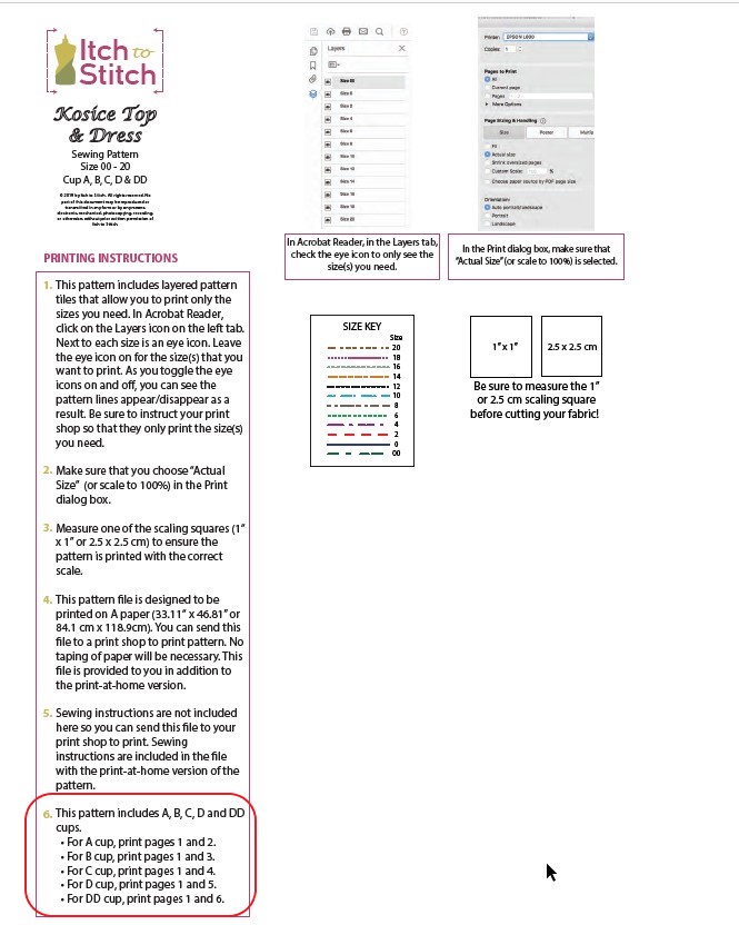 How to buy, download & assemble PDF patterns—Print at Print Shop