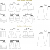 Itch to Stitch Balboa Skirt PDF Sewing Pattern Line Drawings
