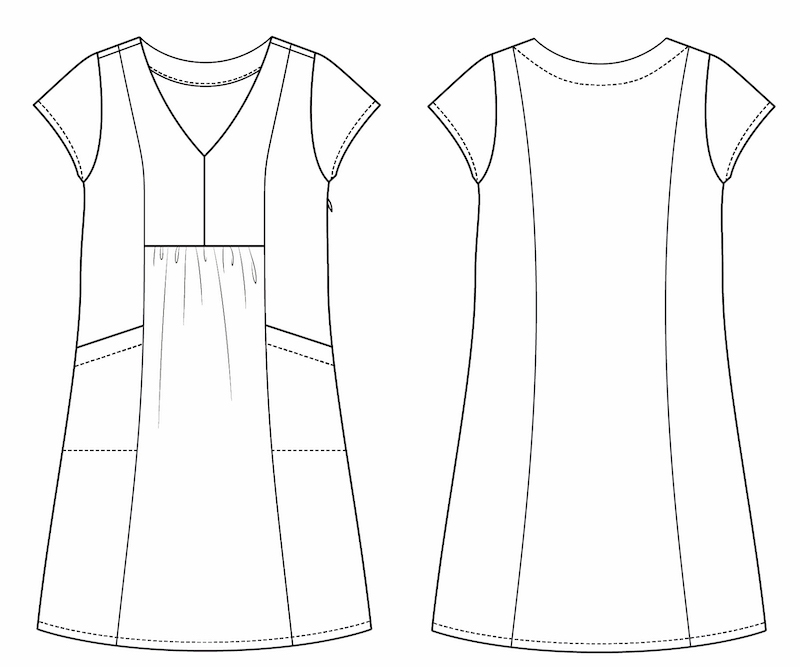 Azure Swimsuit Sewing Pattern (PDF) - Designer Stitch