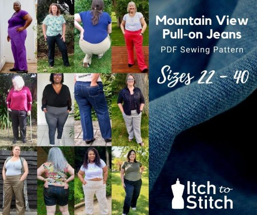 Mountain view pull-on jeans