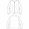Itch to Stitch Causeway Bomber PDF Sewing Pattern Line Drawings