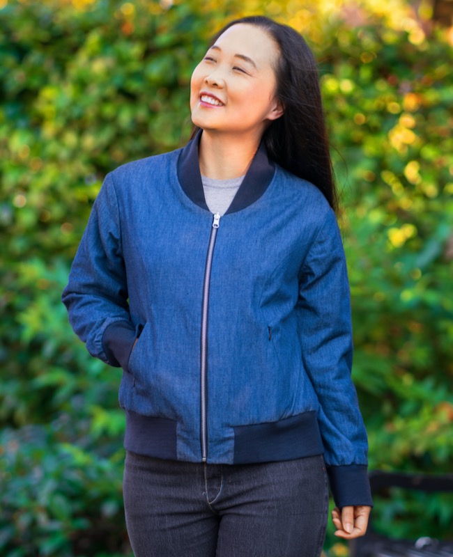 Itch to Stitch Causeway Bomber Jacket PDF Sewing Pattern