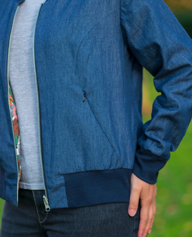 Itch to Stitch Causeway Bomber Jacket PDF Sewing Pattern