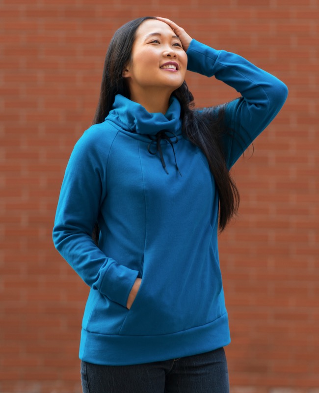 Short Raglan Sleeve Hoodie PDF Sewing Pattern for Women -  Canada