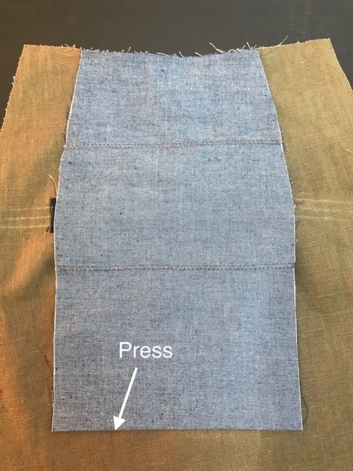 How to Double Welt Pocket with Button & Button Loop on a Dart Itch