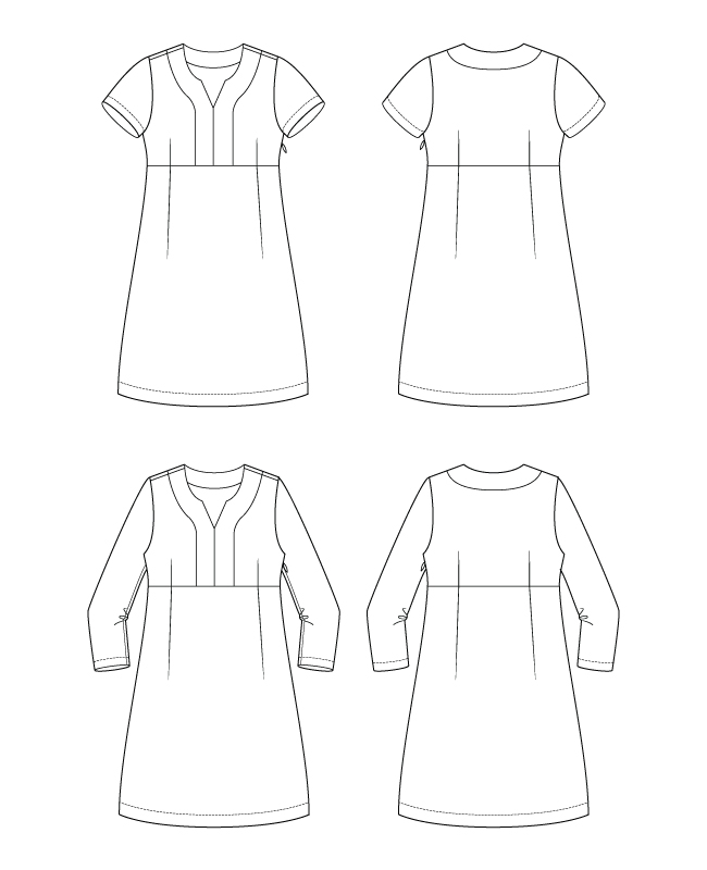 Recoleta Dress Digital Sewing Pattern (PDF) | Itch to Stitch