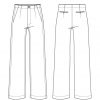 Itch to Stitch Upland Trousers PDF Sewing Pattern Line Drawings