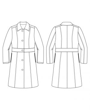 Lagan Coat Digital Sewing Pattern (PDF) | Itch to Stitch