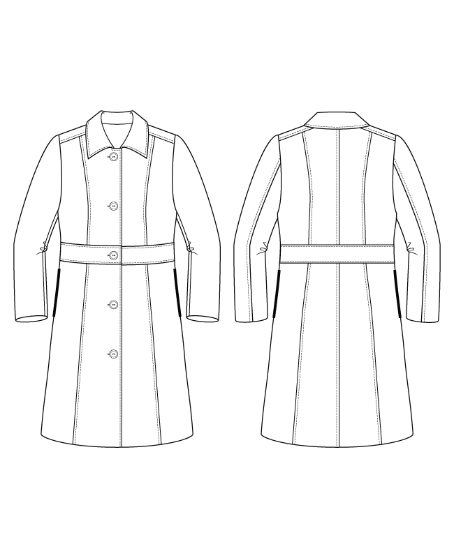 Lagan Coat Digital Sewing Pattern (PDF) | Itch to Stitch