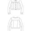 Itch to Stitch Poas Jacket PDF Sewing Pattern Line Drawings