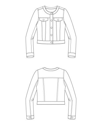 Poas Jacket Digital Sewing Pattern (PDF) | Itch to Stitch