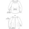 Itch to Stitch Galicia Top PDF Sewing Pattern Line Drawings