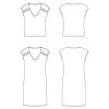 Itch to Stitch Soller Top & Dress PDF Sewing Pattern Line Drawings