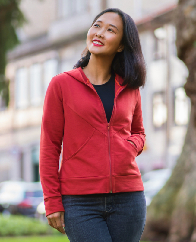 Nazare Zip-up Hoodie Digital Sewing Pattern (PDF)