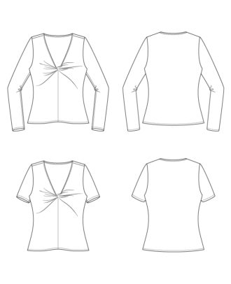 Zakopane Top Digital Sewing Pattern (PDF) | Itch to Stitch