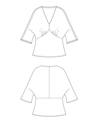 Amador Top Digital Sewing Pattern (PDF) | Itch to Stitch