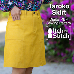 Taroko Skirt PDF Sewing Pattern