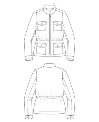 Delaware Jacket Digital Sewing Pattern (PDF) | Itch to Stitch