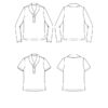 Itch to Stitch Venado Top PDF Sewing Pattern Line Drawings