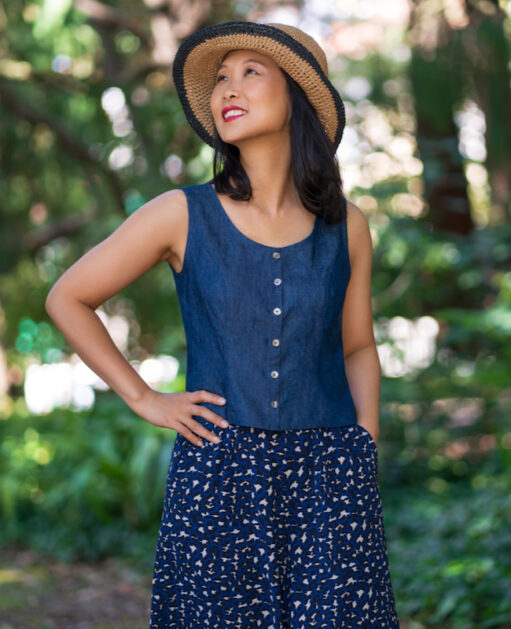 Itch to Stitch Madalena Vest Top PDF Sewing Pattern