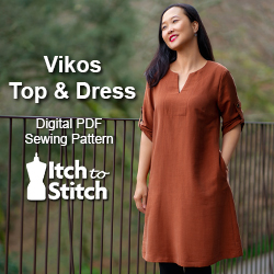 Vikos Top & Dress PDF Sewing Pattern