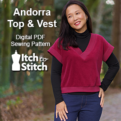 Andorra Top & Vest PDF Sewing Pattern